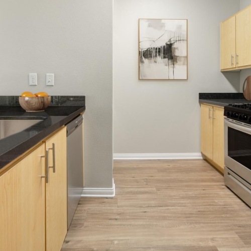Beautiful kitchens with designer finishes a kitchen with wooden cabinets